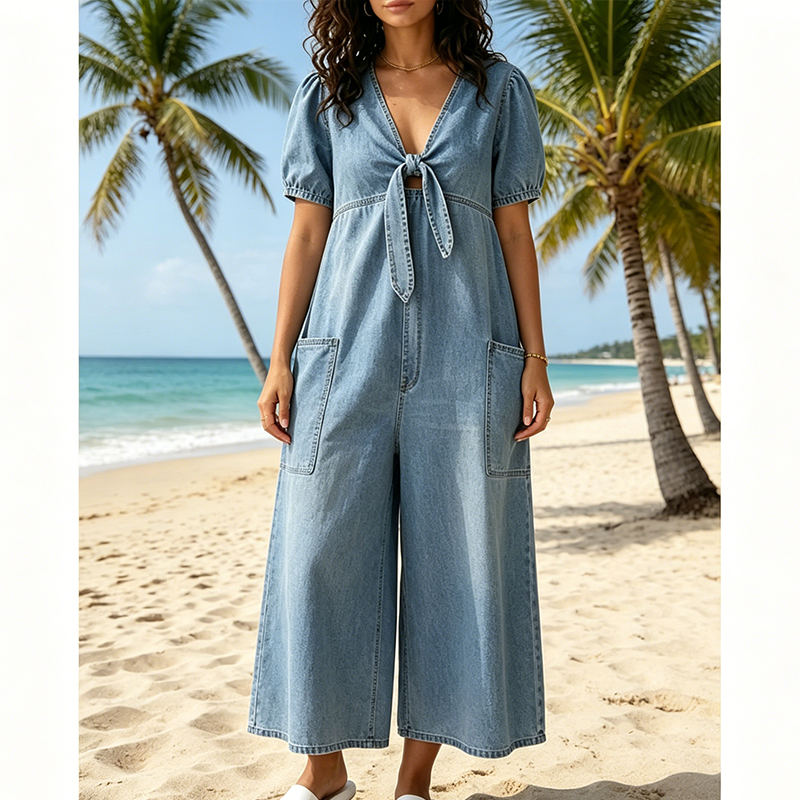 Willa London™ | Serene V-Neck Jumpsuit