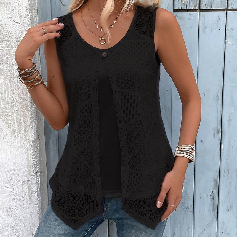 Willa London™ | Celeste Crochet Gilet