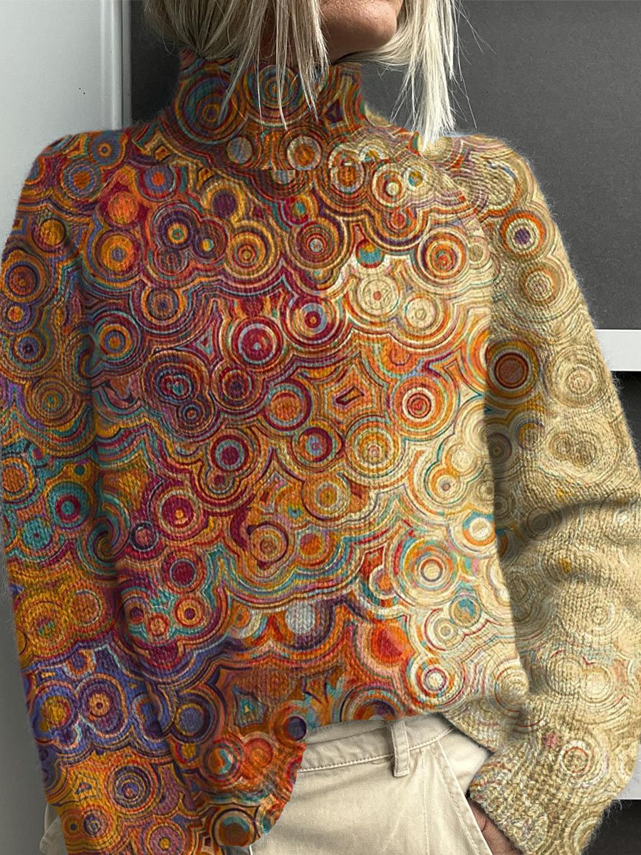 Willa London™ | Vibrant Elegance Roll Neck