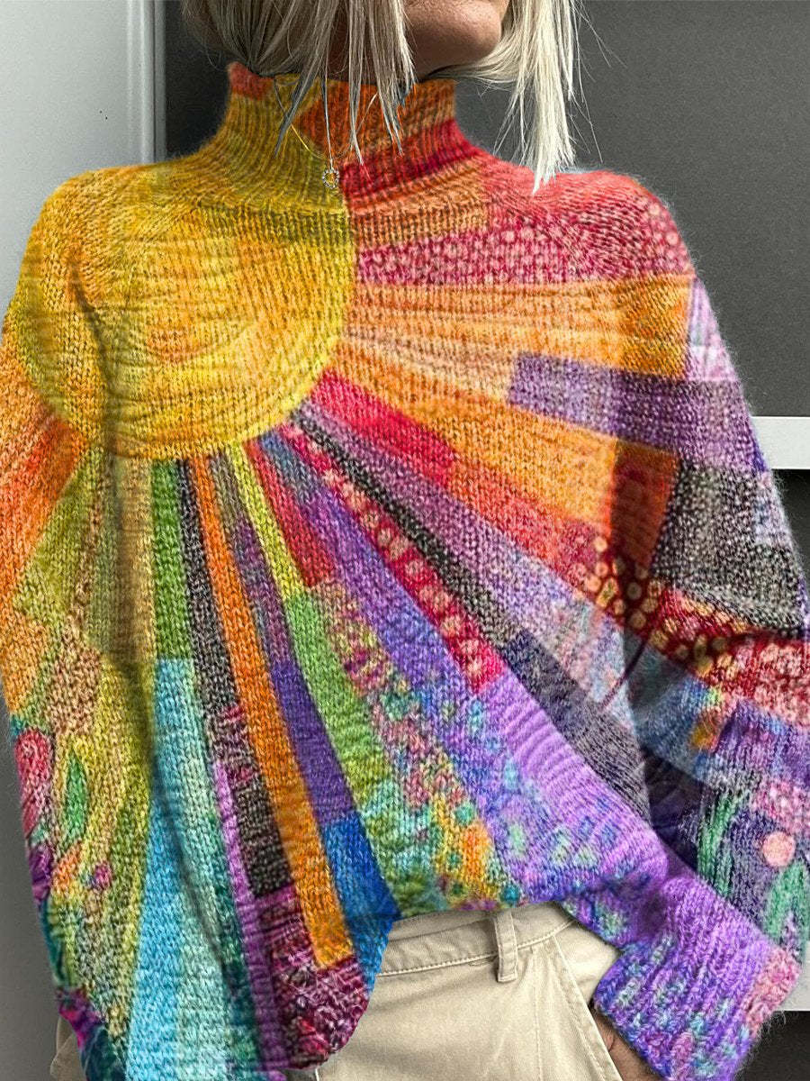 Willa London™ | Vibrant Elegance Roll Neck
