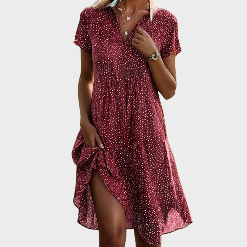 Willa London™ | Timeless Polka Midi Dress